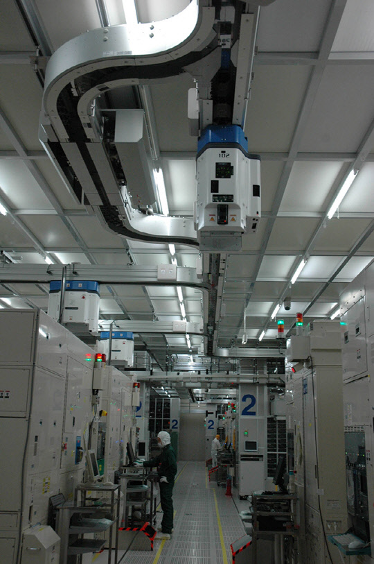 일본 르네사스 나카 공장 반도체 생산 공정.<르네사스 홈페이지>